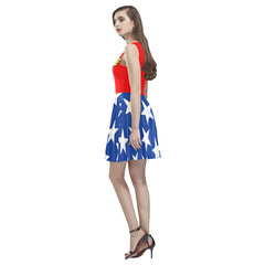 Wonder Woman Sleeveless Skater Dress