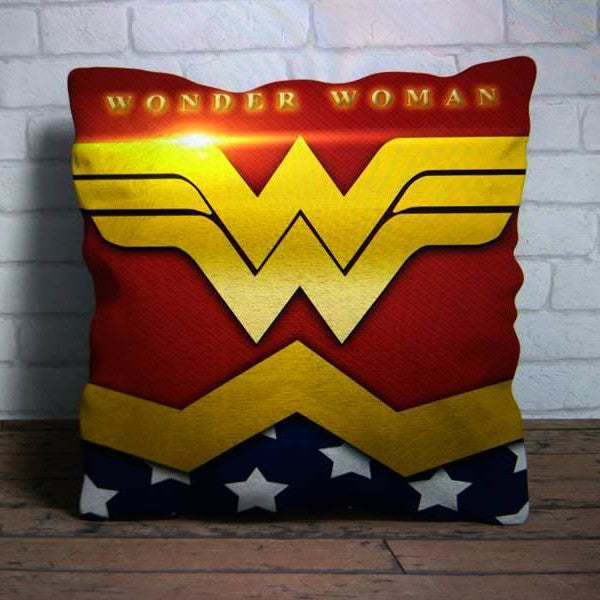 Wonder Woman Throw Pillow Cover 18"x 18"