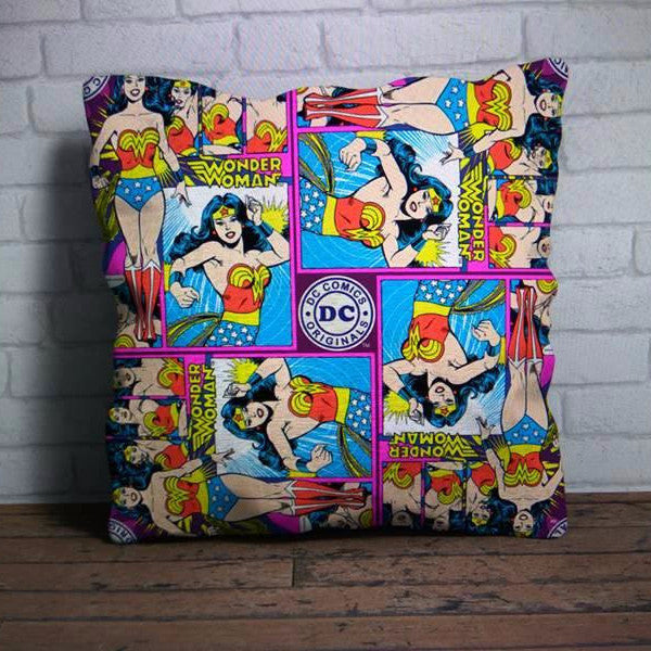 Wonder Woman Throw Pillow Cover 18"x 18"