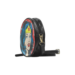 Wonder Woman Round Messenger Bag