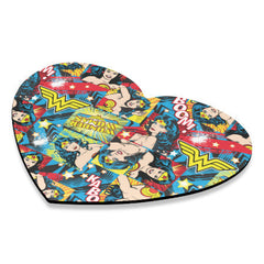 Wonder Woman Heart Coasters