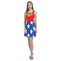 Wonder Woman Sleeveless Skater Dress