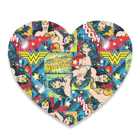 Wonder Woman Heart Coasters