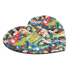 Wonder Woman Heart-Shaped Mousepad