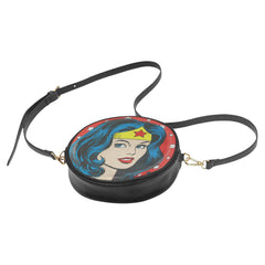 Wonder Woman Round Messenger Bag