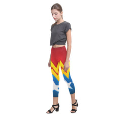 Wonder Woman Polyamide Capri Leggings