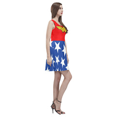 Wonder Woman Sleeveless Skater Dress