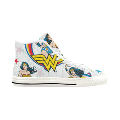 Wonder Woman Vancouver High Top Canvas Shoes