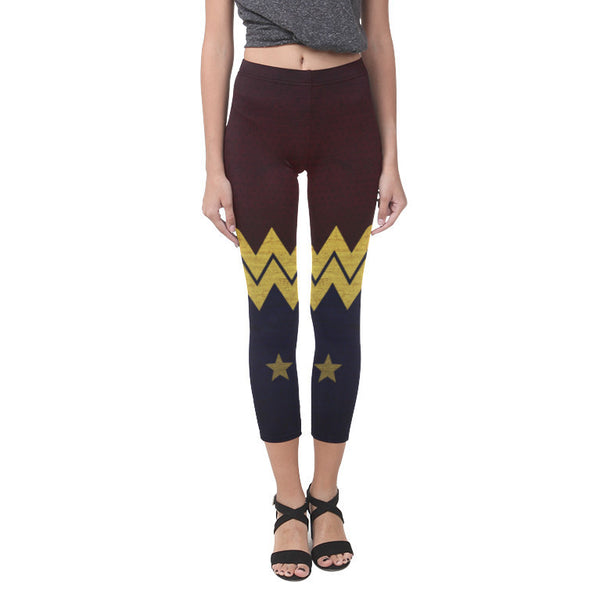 Wonder Woman Capri Leggings