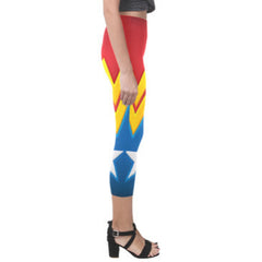 Wonder Woman Polyamide Capri Leggings