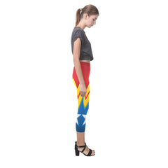 Wonder Woman Polyamide Capri Leggings