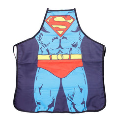 2 Pieces Funny Superman Wonder Woman Cooking Apron