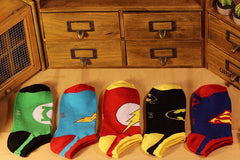 Superheroes Socks Wonder Woman - Green Lantern - Flash - Batman - Superman