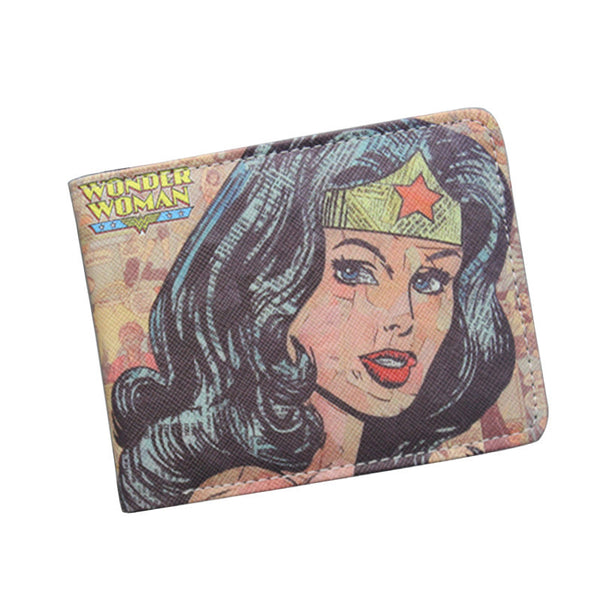 Wonder Woman Wallet Fashion Cartoon