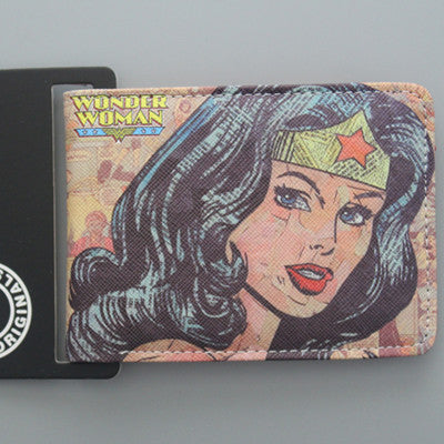 Wonder Woman Wallet Fashion Cartoon