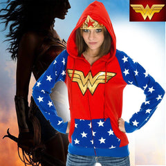 Wonder Woman Zip Up Hoodie