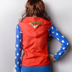 Wonder Woman Zip Up Hoodie