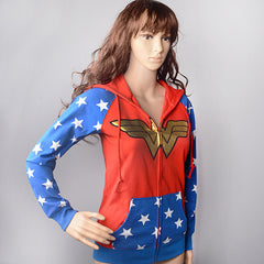 Wonder Woman Zip Up Hoodie