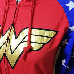 Wonder Woman Zip Up Hoodie