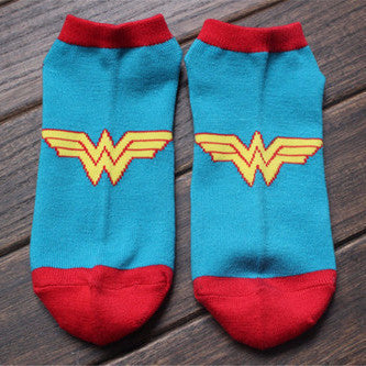 Superheroes Socks Wonder Woman - Green Lantern - Flash - Batman - Superman